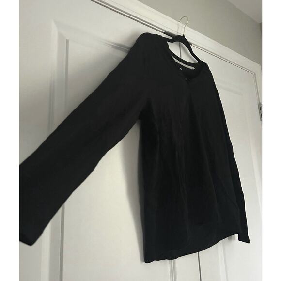 Kenneth Cole New York Cotton Blend Casual Black Button Long Sleeve Shirt Large - Picture 2 of 7